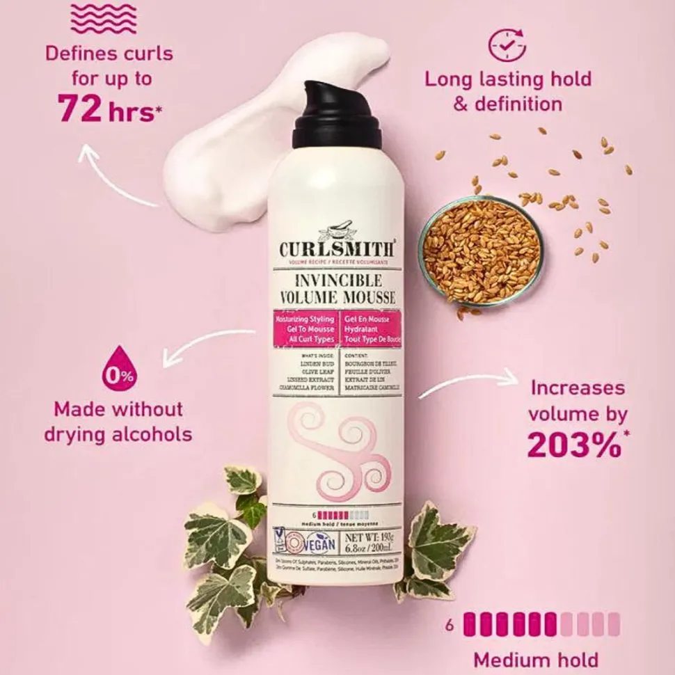 CURLSMITH | Invincible Volume Mousse /200ml