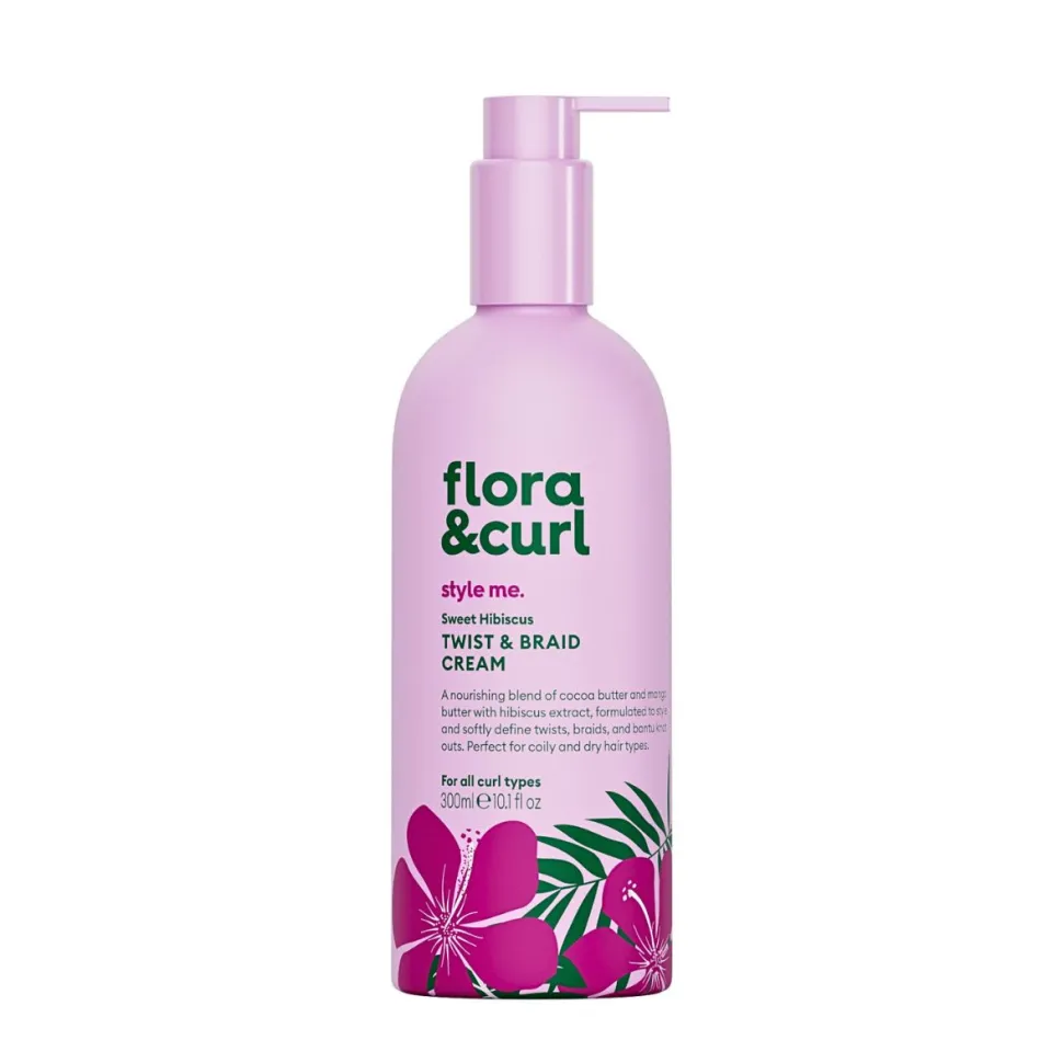 Flora & Curl | Sweet Hibiscus Twist & Braid Cream /300ml
