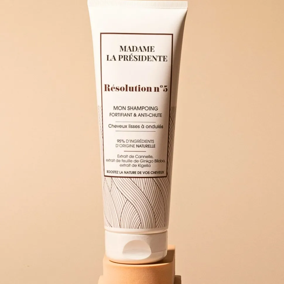 Madame La Présidente | RESOLUTION N°5 | Anti-Haarausfall-Shampoo für glattes und welliges Haar /250ml
