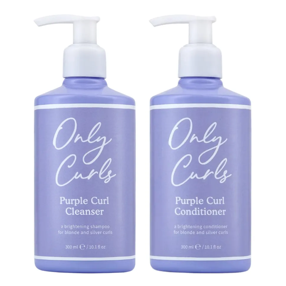 Only Curls | Purple Curl Cleanser & Conditioner Duo