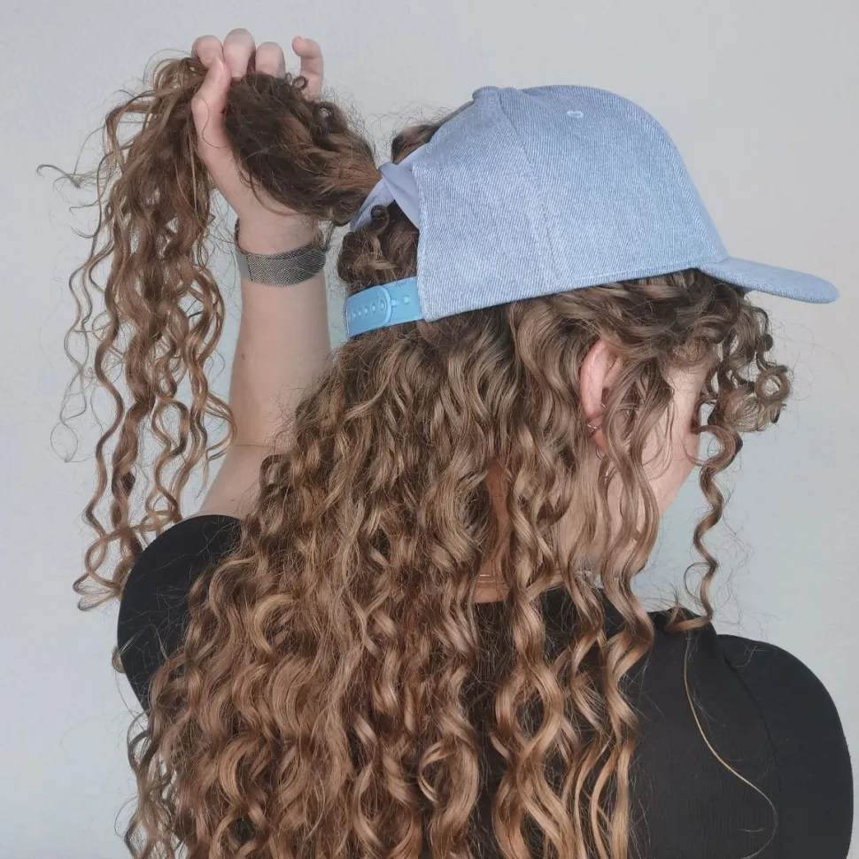 Plush | Satin Curl Cap - X-Öffnung