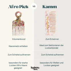 Rainbow Curls | Afro Pick (verschiedene Farben)