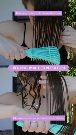 Rainbow Curls | Clump & Define Verstellbare Oktopus Bürste